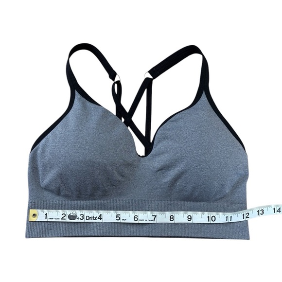 NWOT, Spalding, Sports Bra With Removable Cups, Large, Gray 🏃‍♀️‍➡️ - Picture 7 of 9